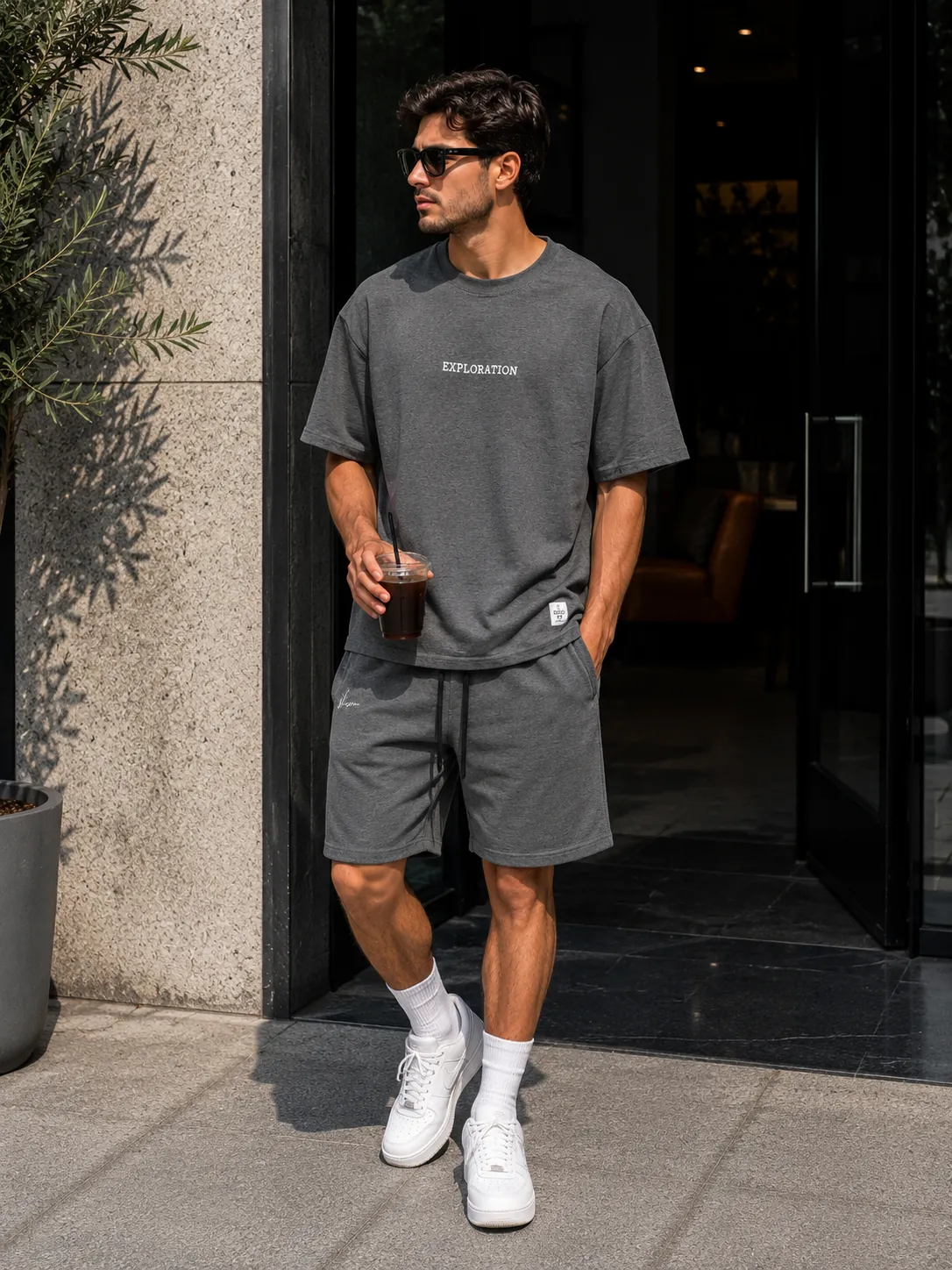 Big Size Cotton Set-Short